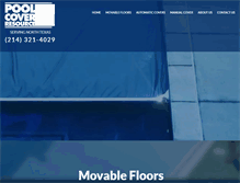 Tablet Screenshot of poolcoverresource.com